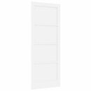 Indvendig Dør 83 x 211 cm Krydsfinér Hvid