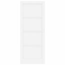 Indvendig Dør 83 x 211 cm Krydsfinér Hvid