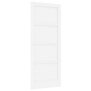 Indvendig Dør 86 x 211 cm Krydsfinér Hvid