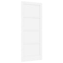 Indvendig Dør 86 x 211 cm Krydsfinér Hvid