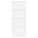Indvendig Dør 86 x 211 cm Krydsfinér Hvid