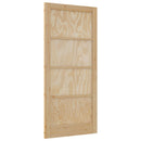 Indvendig Dør 93 x 202 cm Krydsfinér Naturfarvet