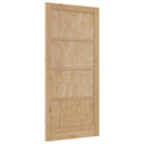 Indvendig Dør 93 x 202 cm Krydsfinér Naturfarvet