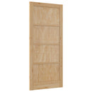 Indvendig Dør 93 x 211 cm Krydsfinér Naturfarvet