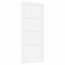 Indvendig Dør 93 x 211 cm Krydsfinér Hvid