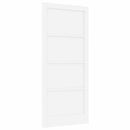 Indvendig Dør 93 x 211 cm Krydsfinér Hvid