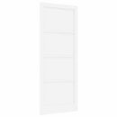 Indvendig Dør 93 x 232 cm Krydsfinér Hvid