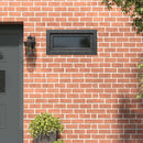 Kældervindue RISOR 80 x 40 cm PVC og klart, almindeligt glas