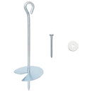 Jordanker 10 pcs Sølv Ø10 x 30 cm Galvaniseret metal