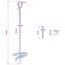 Jordanker 2 pcs Sølv Ø10 x 40 cm Galvaniseret metal