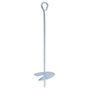 Jordanker 4 pcs Sølv Ø10 x 40 cm Galvaniseret metal