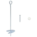 Jordanker 10 pcs Sølv Ø10 x 40 cm Galvaniseret metal