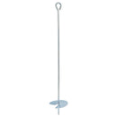 Jordanker 2 pcs Sølv Ø10 x 60 cm Galvaniseret metal