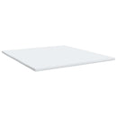 Boxmadras med topmadras Gråbrun 200 x 200 cm Stof