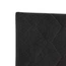 Ottoman seng med madras og LED Sort 90 x 190 cm Velour