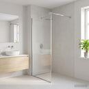 Støttestang til brusedør 70-120 cm til 6/8 mm glas Krom