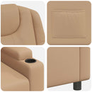 Liggestol Cappuccino 75 x 95 x 106 cm Stof