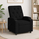 Massagelænestol Sort 75 x 95 x 101 cm Stof