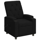 Massagelænestol Sort 75 x 95 x 101 cm Stof
