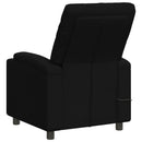 Massagelænestol Sort 75 x 95 x 101 cm Stof