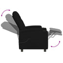 Massagelænestol Sort 75 x 95 x 101 cm Stof