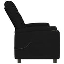 Massagelænestol Sort 75 x 95 x 101 cm Stof
