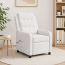 Massagelænestol Hvid 65 x 93 x 102 cm Stof