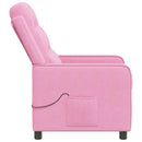 Massagelænestol Lyserød 65 x 93 x 102 cm Stof