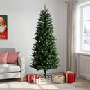 Artificial Hinged Christmas Tree 210 cm PE og PVC Grøn