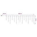 Lysgardin 798 LED'er Kold hvid 2000 x 72 cm