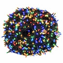 Julelyskæde med to farveindstillinger 150 LED'er Flerfarvet