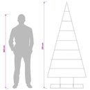 Metal juletræ KUOPIO 210 cm Pulverlakeret Stål Hvid