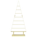 Metal juletræ KUOPIO 125 cm Stål Guld