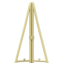 Metal juletræ KUOPIO 140 cm Stål Guld