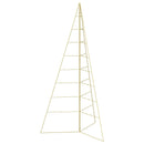 Metal juletræ KUOPIO 180 cm Stål Guld