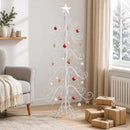 Metal juletræ KUOPIO 150 cm stål White