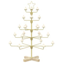 Metal juletræ med holder KUOPIO 90 cm Stål Guld