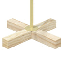 Metal juletræ med holder KUOPIO 125 cm Stål Guld