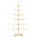 Metal juletræ med holder KUOPIO 150 cm Stål Guld