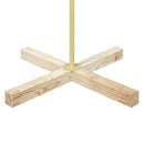 Metal juletræ med holder KUOPIO 210 cm Stål Guld