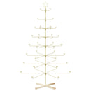 Metal juletræ med holder KUOPIO 210 cm Stål Guld