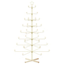 Metal juletræ med holder KUOPIO 210 cm Stål Guld