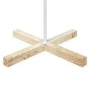 Metal juletræ med holder KUOPIO 150 cm Stål Hvid