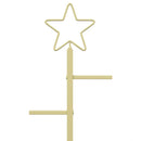 Metal juletræ KUOPIO 90 cm Stål Guld