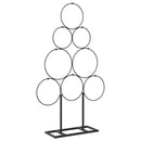 Metal juletræ KUOPIO 60 cm Stål Sort