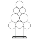 Metal juletræ KUOPIO 60 cm Stål Sort