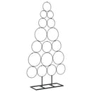 Metal juletræ KUOPIO 90 cm Stål Sort