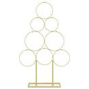 Metal juletræ KUOPIO 60 cm Stål Guld