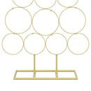 Metal juletræ KUOPIO 90 cm Stål Guld