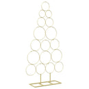 Metal juletræ KUOPIO 90 cm Stål Guld